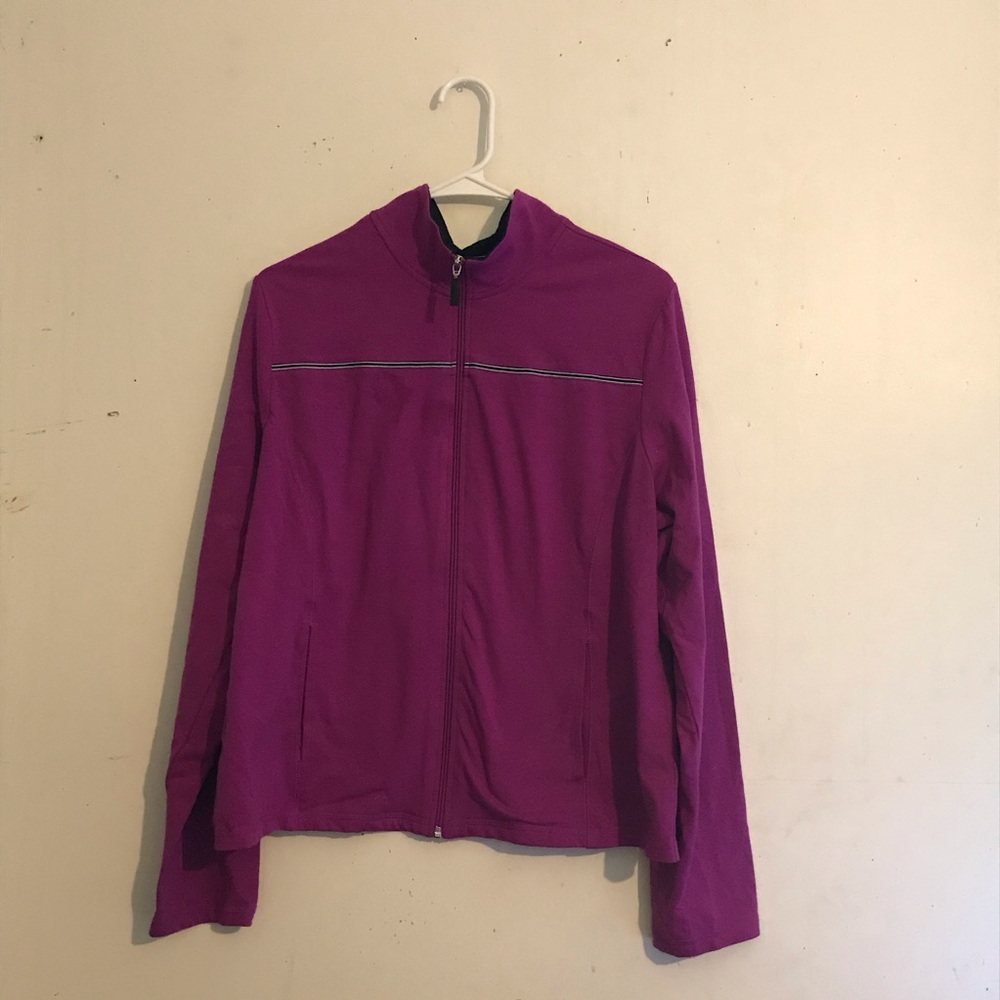 Be inspired large/XL thin purple coat